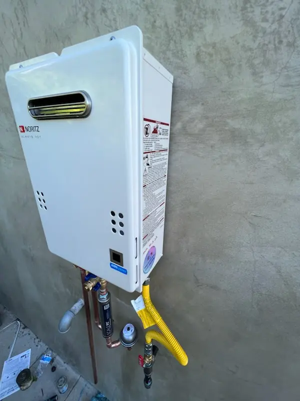 Tankless water heater installation for Ramsey Station homes